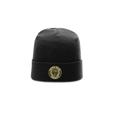    - R18 Solid Beanie Cuffed Black Thumbnail