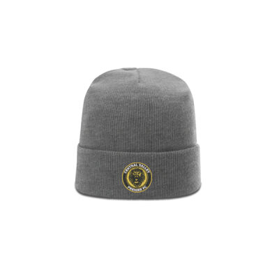    - R18 Solid Beanie Cuffed Grey Thumbnail